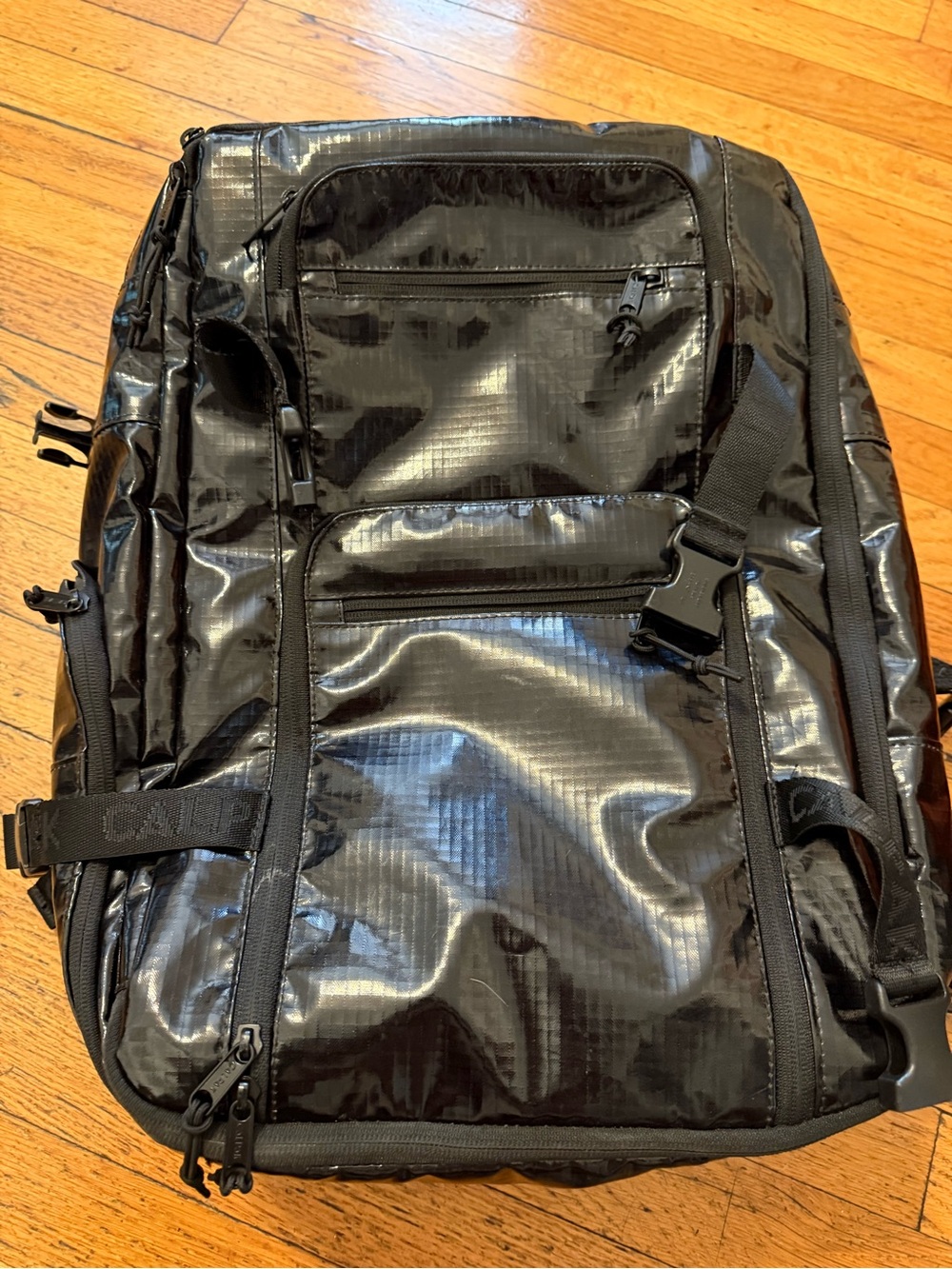Calpak Black Tactical-Style Backpack